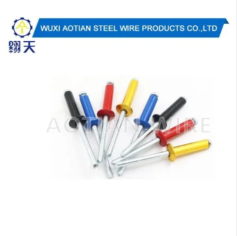 Aluminium Colored Rivets.