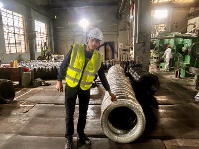 Marokanski klijenti obavljaju-inspekciju gradilišta u Aotian Steel-u, svjedoč...
